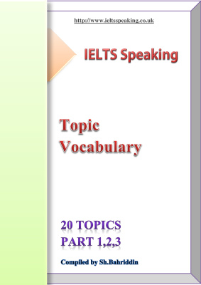 vocabulary for ielts speaking pdf